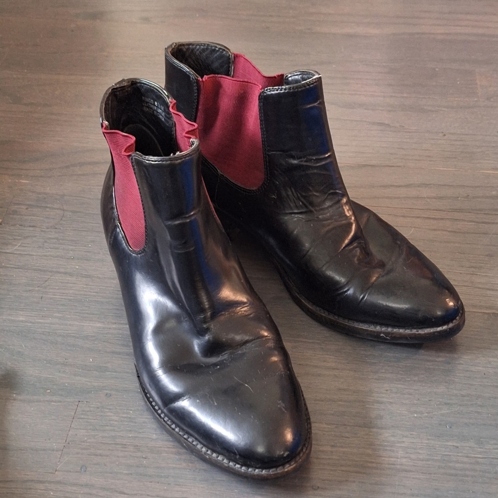Modern Vice Ringo Black Leather Boots 8.5